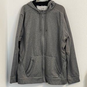 GUC XXL Tall Men’s Tek Gear Gray Hoodie Full Zip
